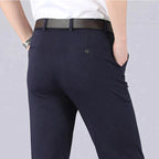 Pantalones clásicos de cintura alta para hombre