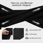 Pantalones clásicos de cintura alta para hombre