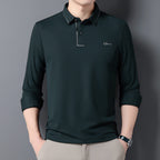 Camisa de manga larga nuevo modelo de negocios casual  con cuello solapa