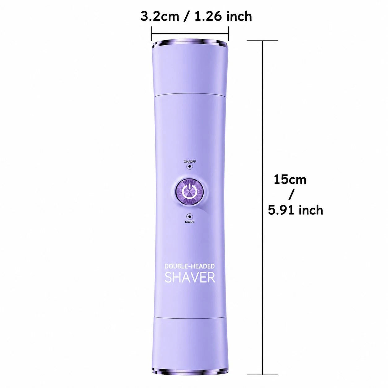 Rasuradora Eléctrica Femenina 2 en 1 para Rostro, Axilas, Piernas y Zona Íntima - LISVYRA™