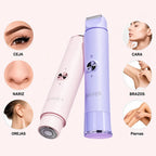 Rasuradora Eléctrica Femenina 2 en 1 para Rostro, Axilas, Piernas y Zona Íntima - LISVYRA™