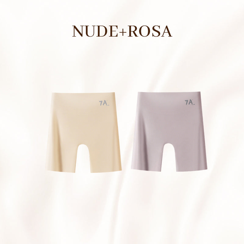 🔥45% de descuento 🔥Ropa interior de seda helada de cintura alta para mujer con control de abdomen y levantamiento de cadera