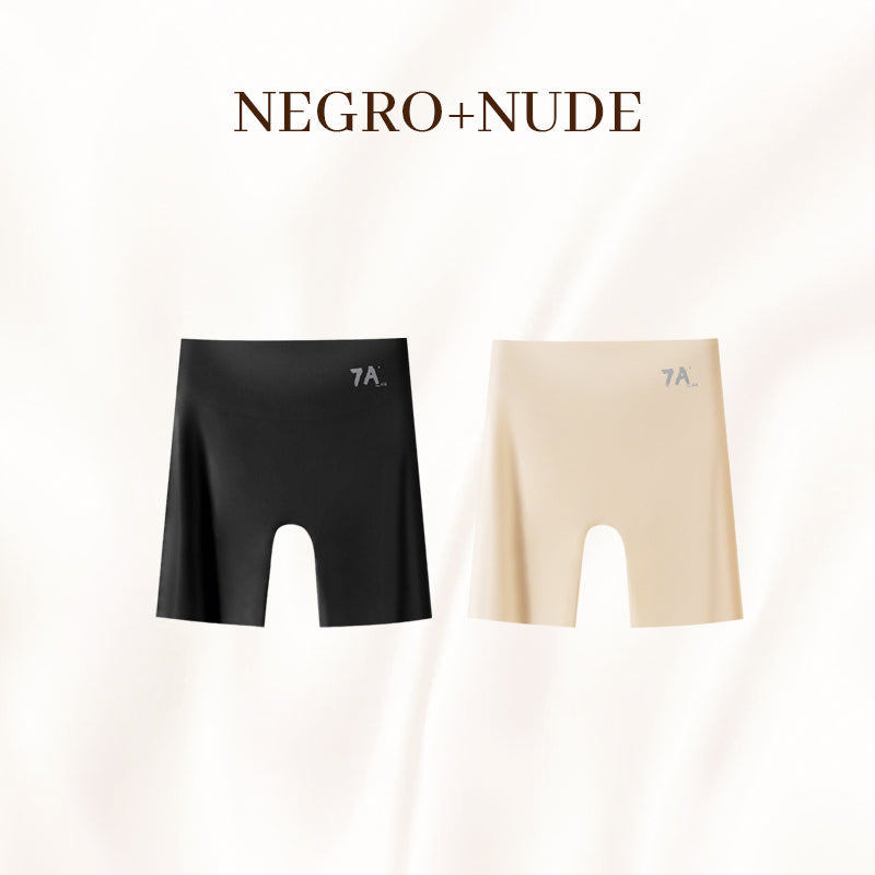 🔥45% de descuento 🔥Ropa interior de seda helada de cintura alta para mujer con control de abdomen y levantamiento de cadera