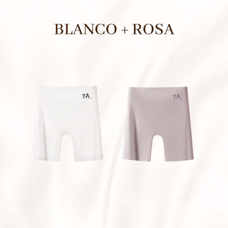 🔥45% de descuento 🔥Ropa interior de seda helada de cintura alta para mujer con control de abdomen y levantamiento de cadera