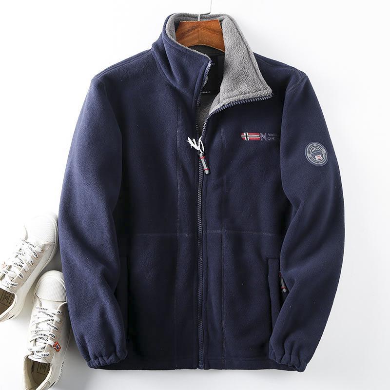 Chaqueta de terciopelo de doble cara para hombre de exportación a Noruega
