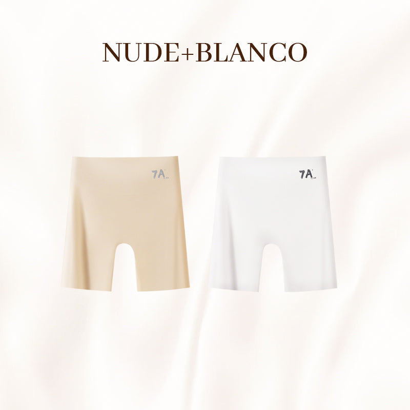 🔥45% de descuento 🔥Ropa interior de seda helada de cintura alta para mujer con control de abdomen y levantamiento de cadera