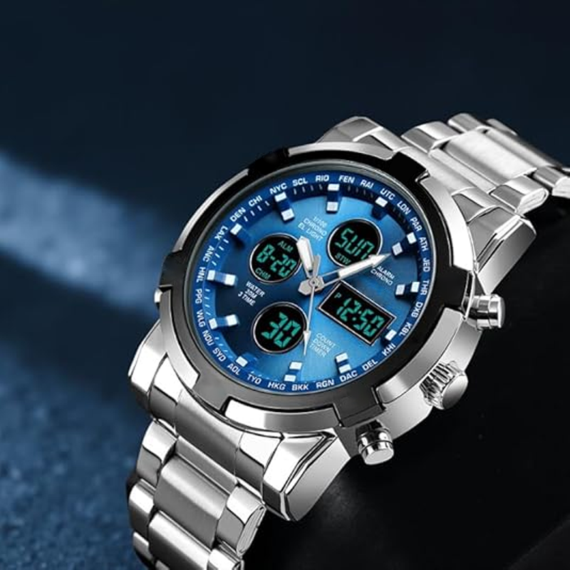 ⏰ ¡Oferta Limitada 50% OFF! ⏱️ Reloj Militar 48mm con Doble Visualización – Resistente al Agua, Preciso y Estilo Aventurero 🏞️💪