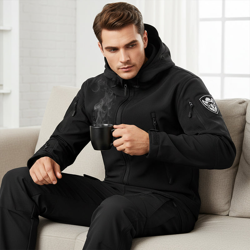 Conjunto de chaqueta y pantalones tácticos Soft Shell para hombre