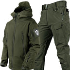 Conjunto de chaqueta y pantalones tácticos Soft Shell para hombre